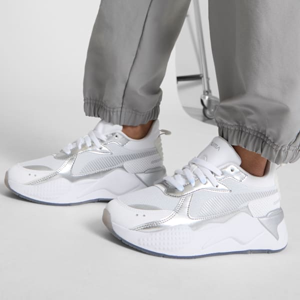 Tenis RS-X Astro Escape para mujer, PUMA White-PUMA Silver, extralarge