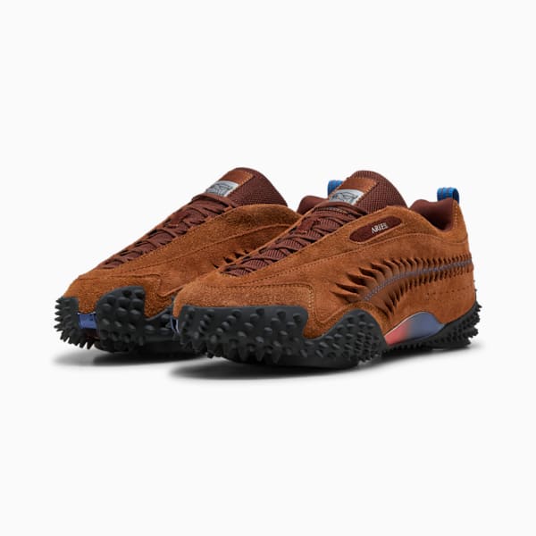 PUMA x ARIES Mostro Craft Sneakers Unisex, Mahogany-Teak, extralarge