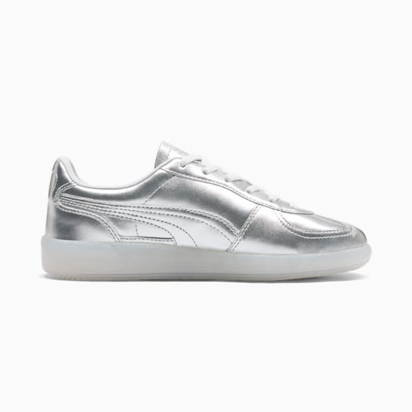 Palermo Chrome Big Kids' Sneakers, PUMA Silver-Feather Gray, extralarge