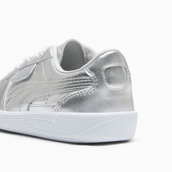 Palermo Chrome Zapatillas deportivas para niños pequeños, PUMA Silver-Feather Gray, extralarge
