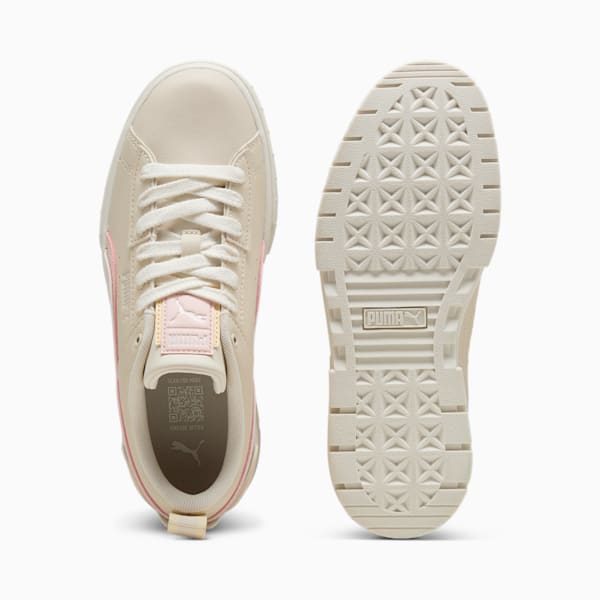 Mayze UT Muted Animal Women's Sneakers, Alpine Snow-Island Pink-Creamy Vanilla, extralarge