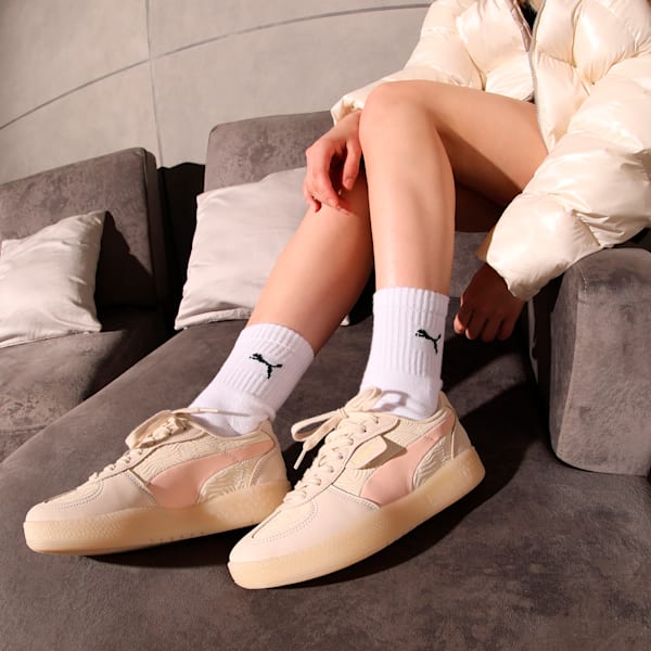 Palermo Moda Muted Animal Women's Sneakers, Alpine Snow-Island Pink-Creamy Vanilla, extralarge-IND
