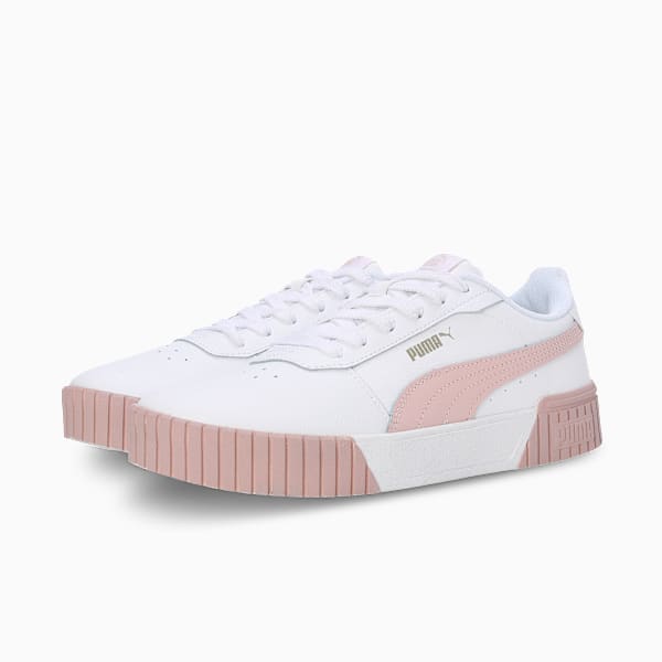 Carina 2.0 Women's Sneakers, PUMA White-Rose Quartz-PUMA Gold, extralarge-IND
