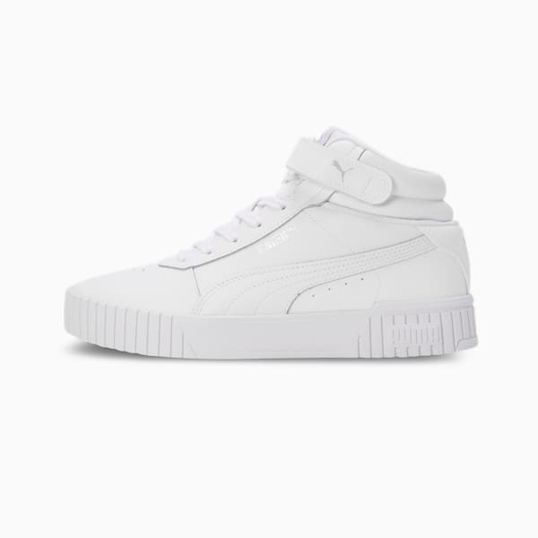 Carina 2.0 Mid Women's Sneakers, PUMA White-PUMA White-PUMA Silver, extralarge-IND