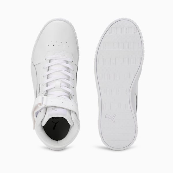Carina 2.0 Mid Women's Sneakers, PUMA White-PUMA White-PUMA Silver, extralarge-IND