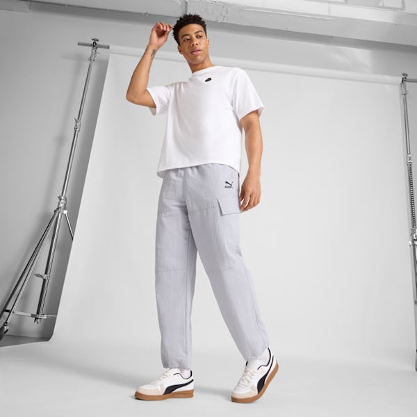 PUMA Indoor Sneakers, PUMA White-PUMA Black-Gum, extralarge