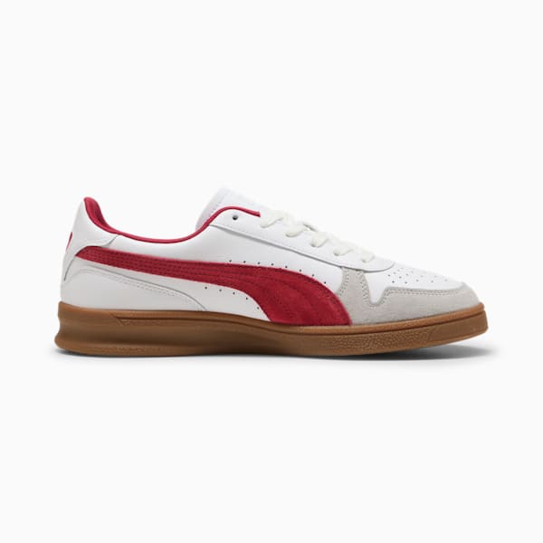Tenis PUMA Indoor, PUMA White-Dark Crimson-Gum, extralarge