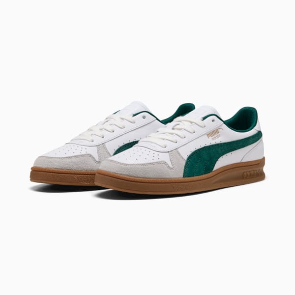 Indoor Sneakers Unisex, PUMA White-Dark Myrtle-Gum, extralarge-GBR