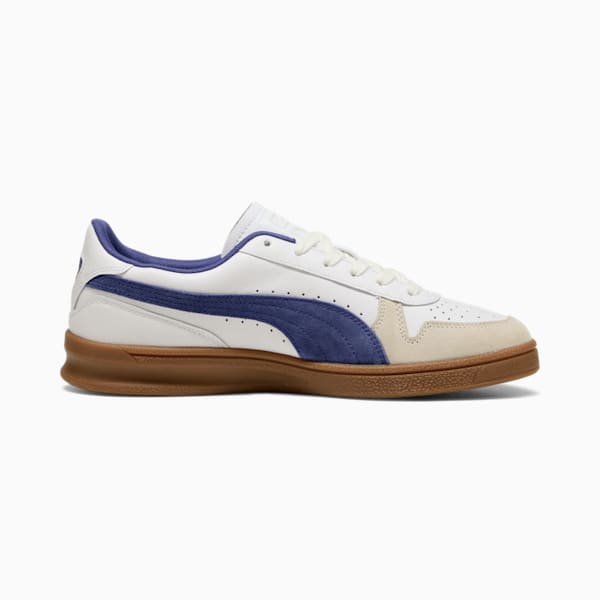PUMA Indoor Sneakers, PUMA White-Blue Crystal-Gum, extralarge