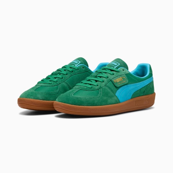 Tenis para adolescentes Palermo, Archive Green-Bright Aqua, extralarge