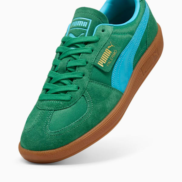 Tenis para adolescentes Palermo, Archive Green-Bright Aqua, extralarge