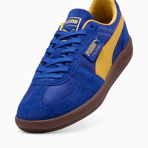 Tenis para adolescentes Palermo, Vivid Blue-Sunny Yellow, extralarge