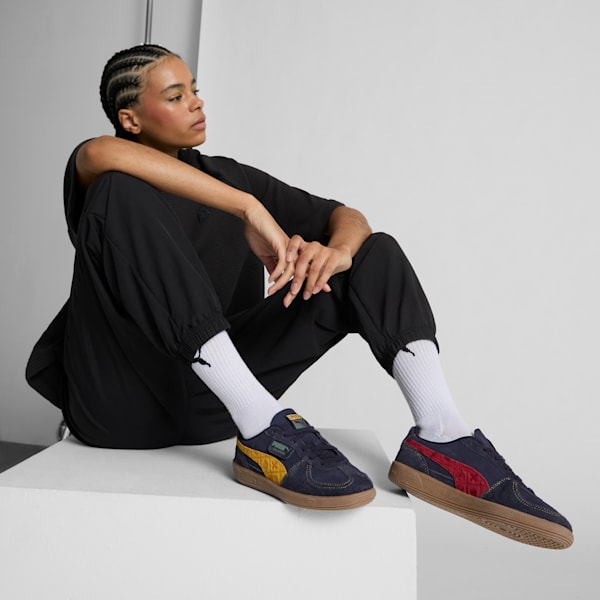 Tenis Palermo ROAD TO UNITY, PUMA Black-PUMA Green, extralarge