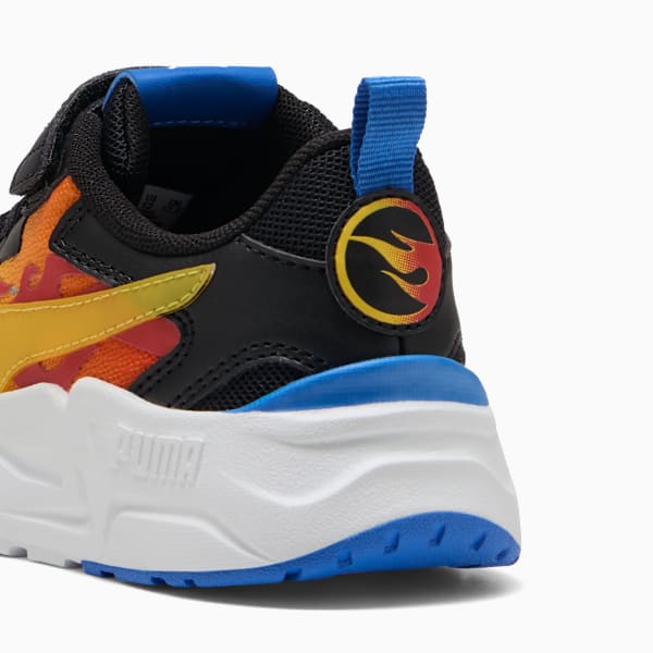 Tenis PUMA x HOT WHEELS™ Trinity Lite para niños, PUMA Black-Maple Syrup-Red Fire, extralarge