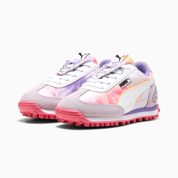 Tenis para niños pequeños Easy Rider PUMA x HELLO KITTY AND FRIENDS, Lilac Frost-PUMA White-Magic Rose, extralarge