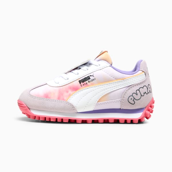 Tenis para niños pequeños Easy Rider PUMA x HELLO KITTY AND FRIENDS, Lilac Frost-PUMA White-Magic Rose, extralarge