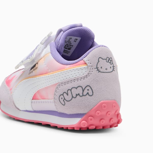 Tenis para bebés Easy Rider PUMA x HELLO KITTY AND FRIENDS, Lilac Frost-PUMA White-Magic Rose, extralarge