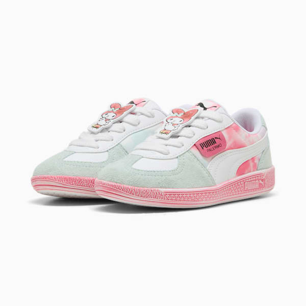 Tenis PUMA x HELLO KITTY Palermo para niñas, PUMA White-Magic Rose, extralarge