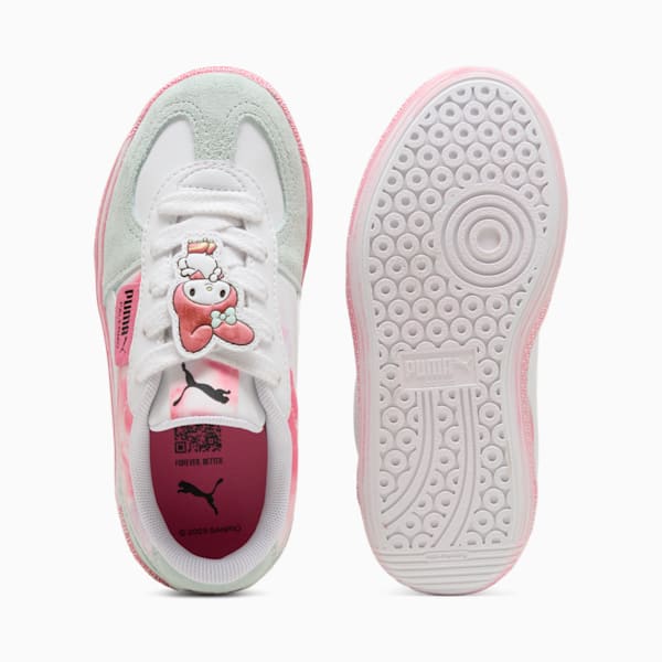 Tenis PUMA x HELLO KITTY Palermo para niñas, PUMA White-Magic Rose, extralarge