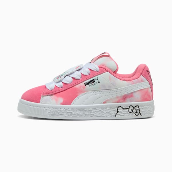 Tenis para niñas PUMA x HELLO KITTY Suede XL, Magic Rose-Peaceful Blue, extralarge