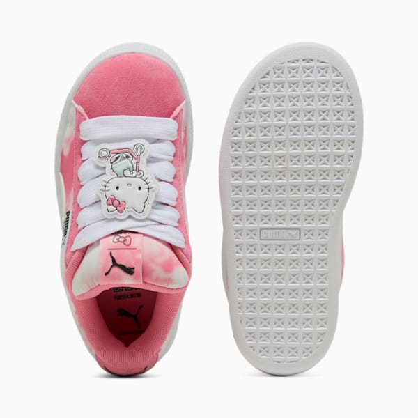 Tenis para niñas PUMA x HELLO KITTY Suede XL, Magic Rose-Peaceful Blue, extralarge