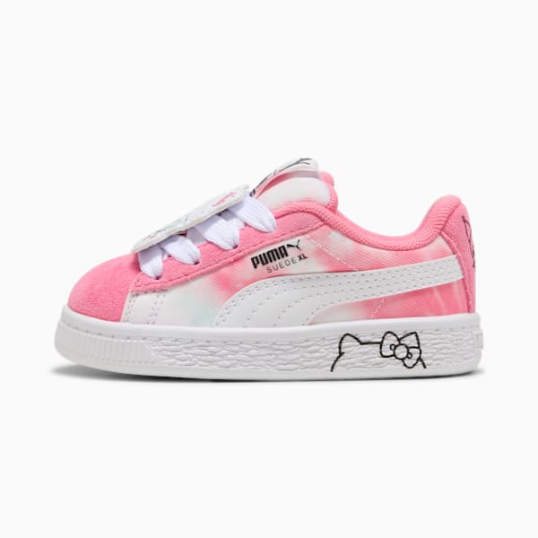 Tenis para bebés PUMA x HELLO KITTY Suede XL, Magic Rose-Peaceful Blue, extralarge