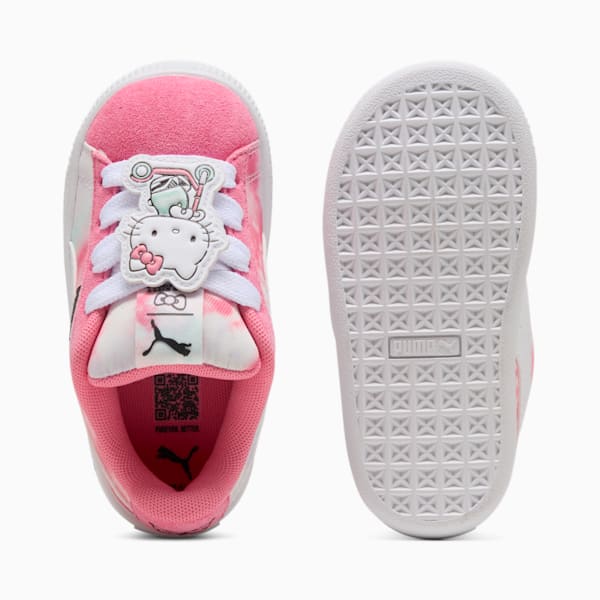 Tenis PUMA x HELLO KITTY Suede XL para bebés, Magic Rose-Peaceful Blue, extralarge
