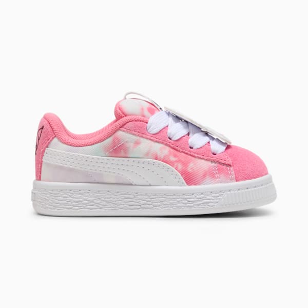 Tenis PUMA x HELLO KITTY Suede XL para bebés, Magic Rose-Peaceful Blue, extralarge