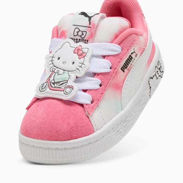 Tenis PUMA x HELLO KITTY Suede XL para bebés, Magic Rose-Peaceful Blue, extralarge