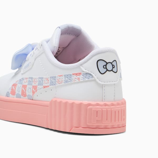 Tenis PUMA x HELLO KITTY Carina 3.0 para niñas, PUMA White-Pink Fruit-Cool Weather, extralarge