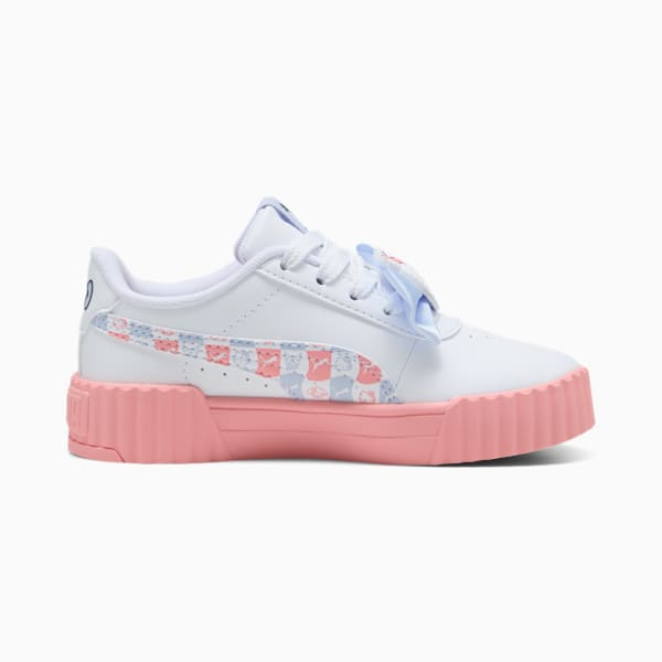 Tenis PUMA x HELLO KITTY Carina 3.0 para niñas, PUMA White-Pink Fruit-Cool Weather, extralarge