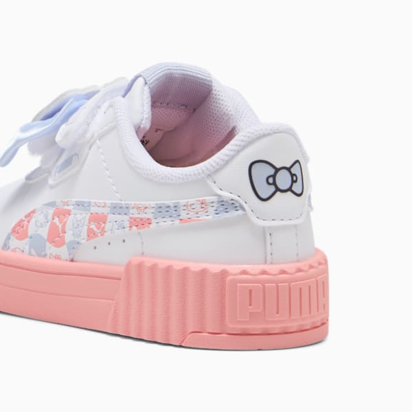 Tenis PUMA x HELLO KITTY Carina 3.0 para bebés, PUMA White-Pink Fruit-Cool Weather, extralarge