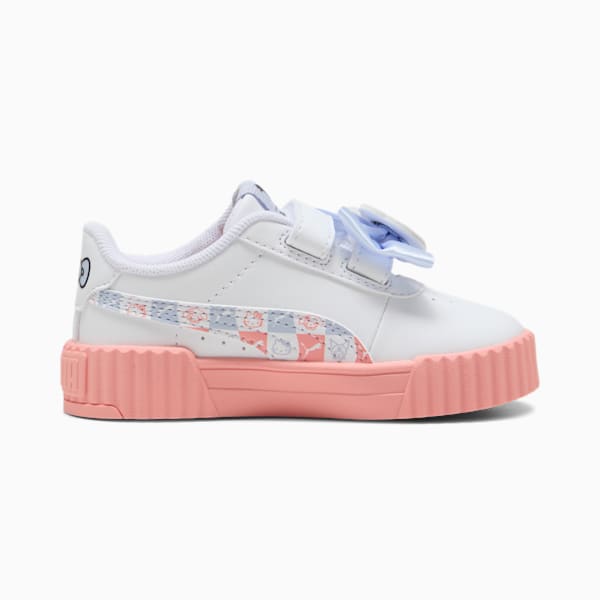 Tenis PUMA x HELLO KITTY Carina 3.0 para bebés, PUMA White-Pink Fruit-Cool Weather, extralarge