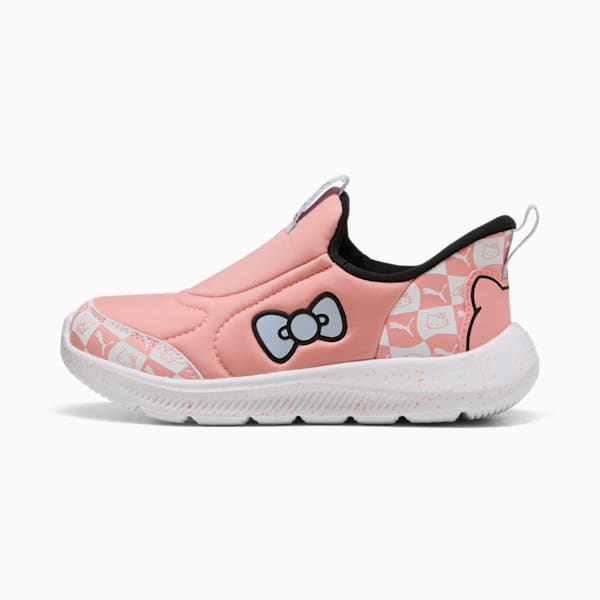 ガールズ PUMA x ハローキティ アンド フレンズ プーマ ファン レーサー 2 イーズイン スニーカー 17-21cm, Pink Fruit-Cool Weather-PUMA Black, extralarge-JPN