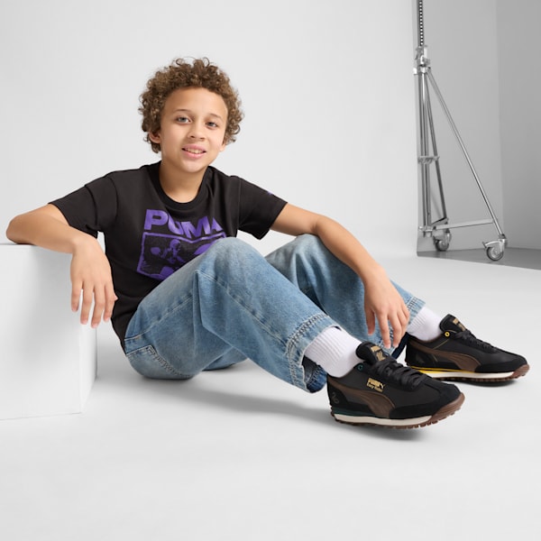 Tenis PUMA x HARRY POTTER Easy Rider para adolescentes, PUMA Black-Chocolate, extralarge