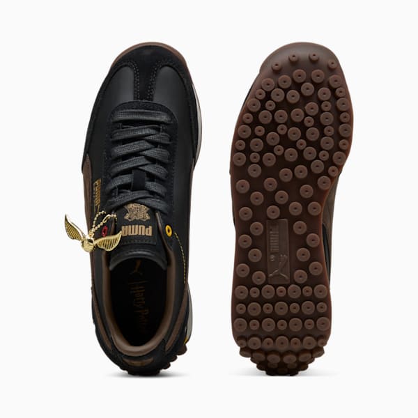 Tenis PUMA HOOPS x HARRY POTTER™ Palermo Easy Rider para adolescentes, PUMA Black-Chocolate, extralarge