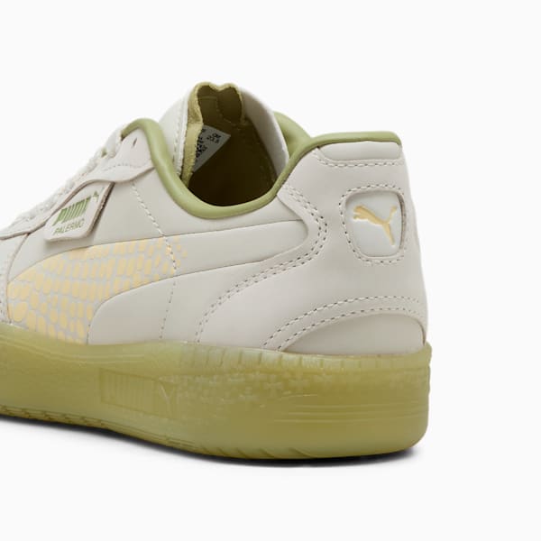 Tenis Palermo Moda Selva para mujer, Vapor Gray-Creamy Vanilla-Calming Green, extralarge