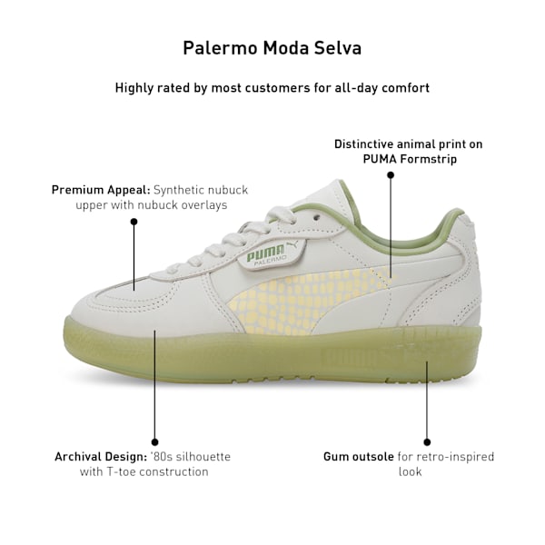 Palermo Moda Selva Women's Sneakers, Vapor Gray-Creamy Vanilla-Calming Green, extralarge-IND