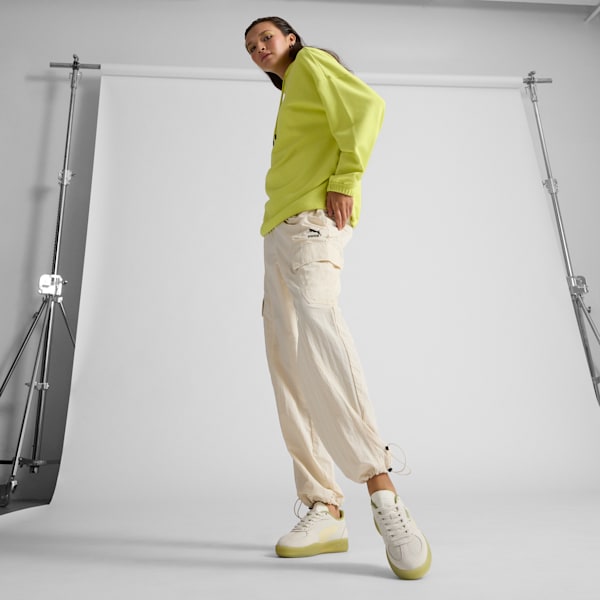 Sneakers Palermo Moda Selva Femme, Vapor Gray-Creamy Vanilla-Calming Green, extralarge