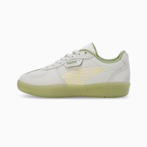 Palermo Moda Selva Women's Sneakers, Vapor Gray-Creamy Vanilla-Calming Green, extralarge-IND