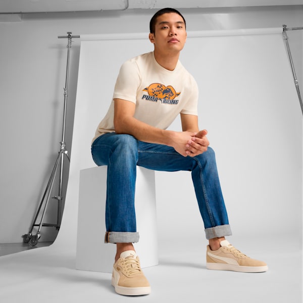 PUMA Astro Play Men's Sneakers, Toasted Almond-Warm White, extralarge