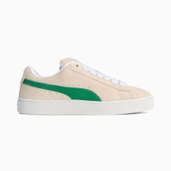 メンズ PUMA x XLARGE スウェード XL スニーカー, Frosted Ivory-Archive Green, extralarge-JPN