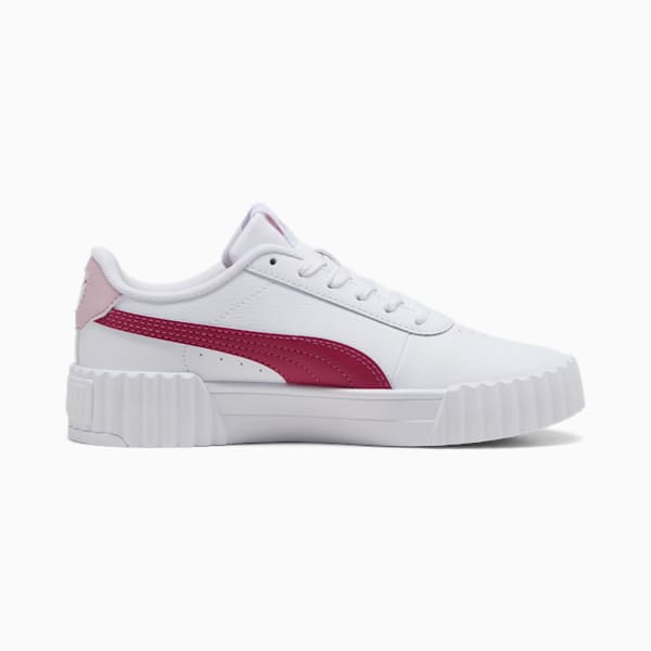Tenis Carina 3.0 para adolescentes, PUMA White-Port-Rose Mauve, extralarge
