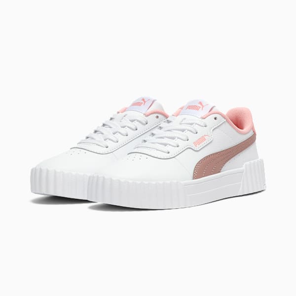 Carina 3.0 Sneakers Youth, PUMA White-Sandstone, extralarge-GBR
