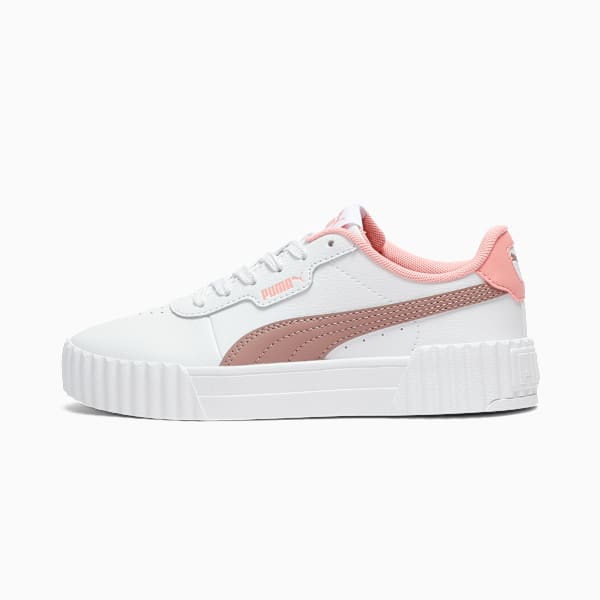 Carina 3.0 Sneakers Youth, PUMA White-Sandstone, extralarge-GBR