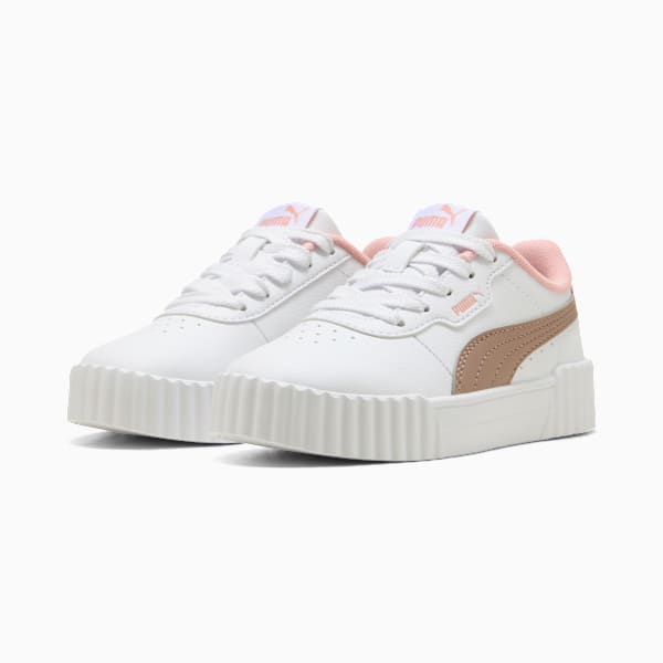 Carina 3.0 Sneakers Kids, PUMA White-Sandstone, extralarge-GBR