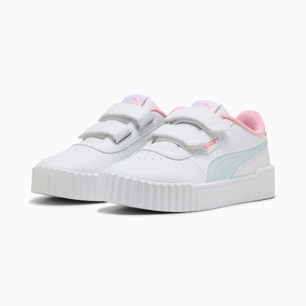 Carina 3.0 V Sneakers Kids, PUMA White-Sea Glass, extralarge