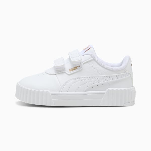 Carina 3.0 Sneakers Toddler, PUMA White-PUMA Gold, extralarge-GBR