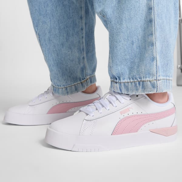 Tenis Jada Classic Niños para niños grandes, PUMA White-Rose Mauve, extralarge