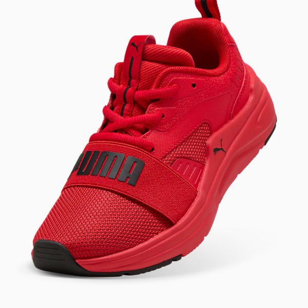 SOFTRIDE Wired 2 Sneakers Youth, PUMA Red-PUMA Black, extralarge-GBR